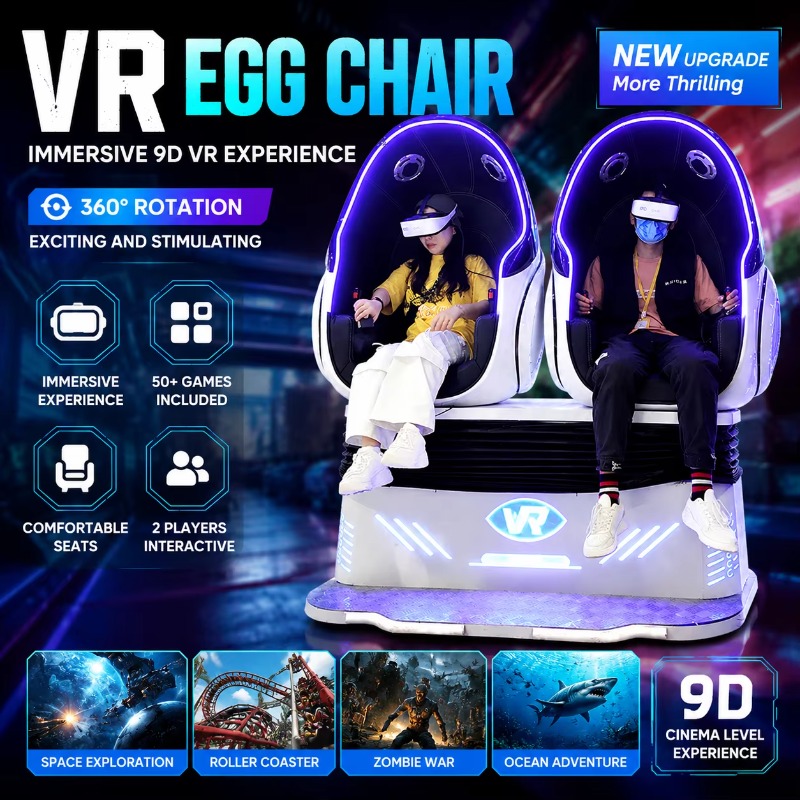 9D Vr Simulator - Оптовая продажа захватывающих аттракционов для парков