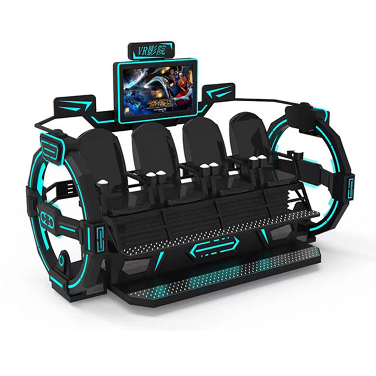 9D Vr Simulator - Высококачественный тематический парк, 4-местный фильтр Vr,
