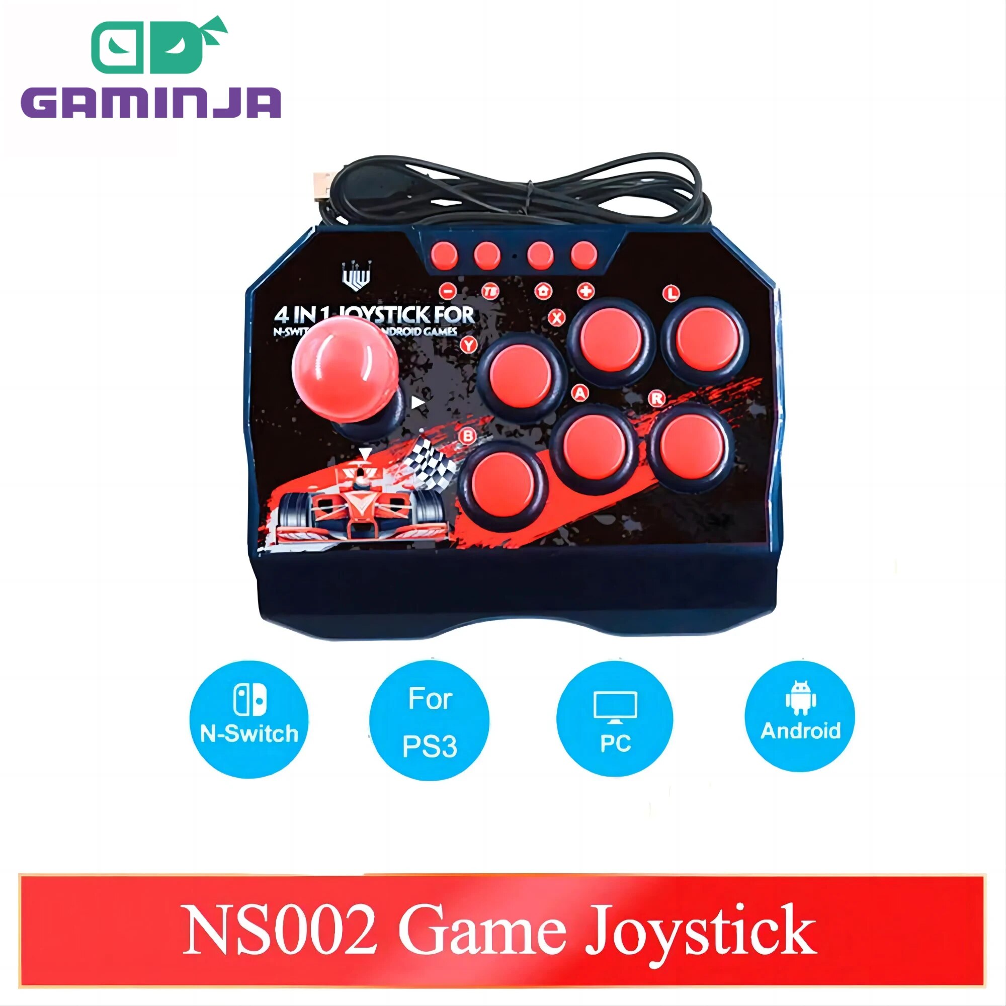 Arcade Game Jackpot - GAMINJA NS002 4 в 1 Ретро