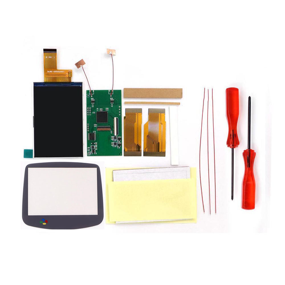 Комплект подсветки для GBA V5, – обзор и цена Lcd Screen Arcade