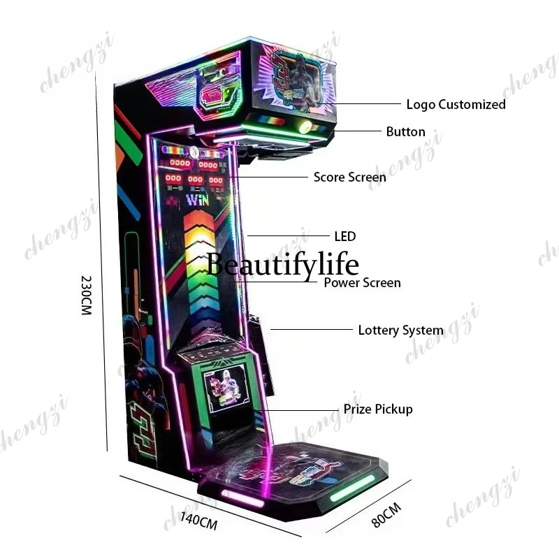 Боксерский автомат с монетопри – обзор и цена Boxing Machine Arcade