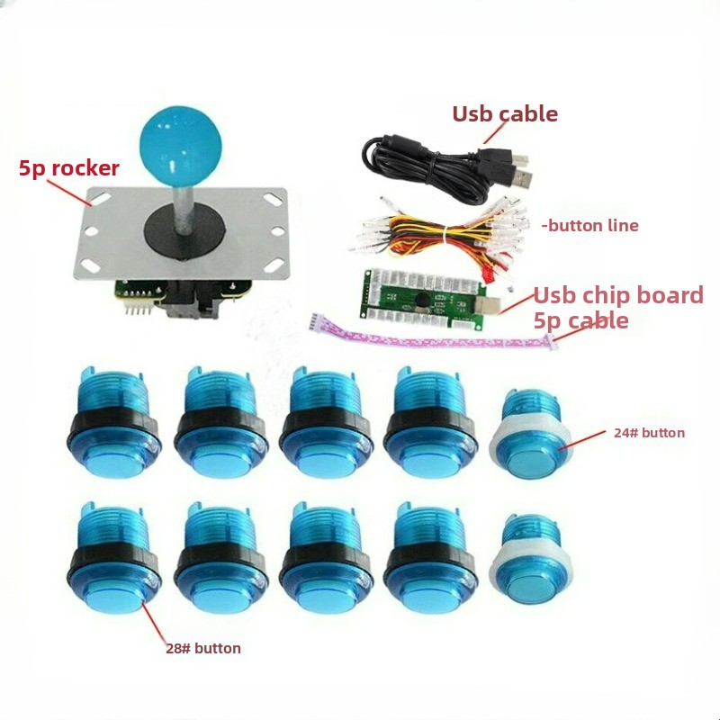 USB-джойстик для аркадных авто – обзор и цена Arcade Button Pcb